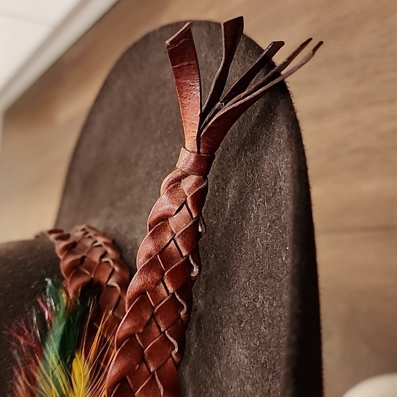 Akubra Snowy River 1010 Pure Fur Felt Hat - Genuine Australia Made size 57 - Picture 4 of 13